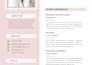 write and design professional resume and CV